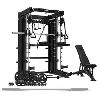 CORTEX SM-26 6-in-1 Power Rack with Dual Stack Smith & Cable Machine
