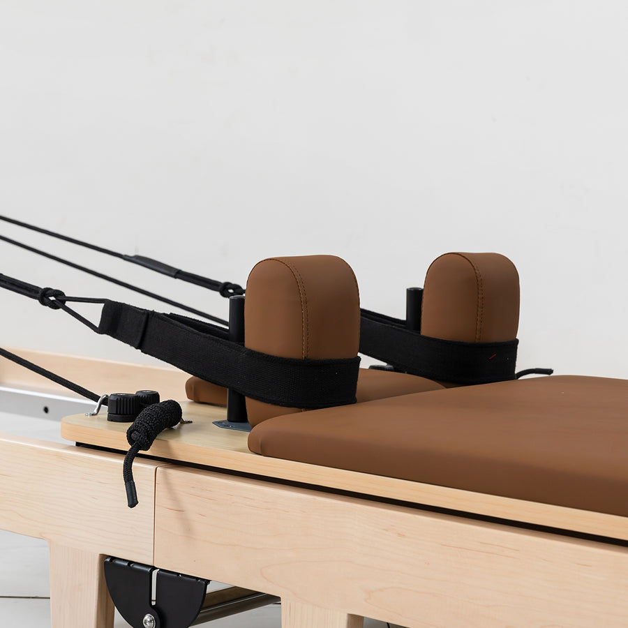 Contour Folding Wooden Pilates Reformer Machine (Espresso)