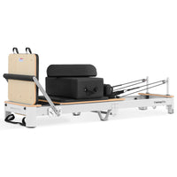 Contour Pro Folding Aluminium Pilates Reformer Machine (Black)