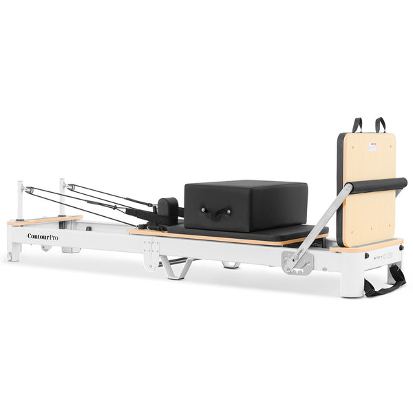 Contour Pro Folding Aluminium Pilates Reformer Machine (Black)
