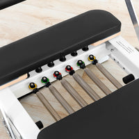 Contour Pro Folding Aluminium Pilates Reformer Machine (Black)