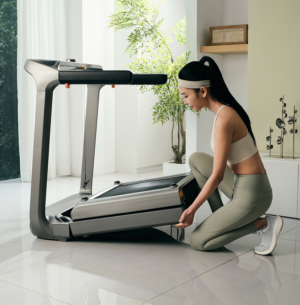180-Degree Folding Treadmill